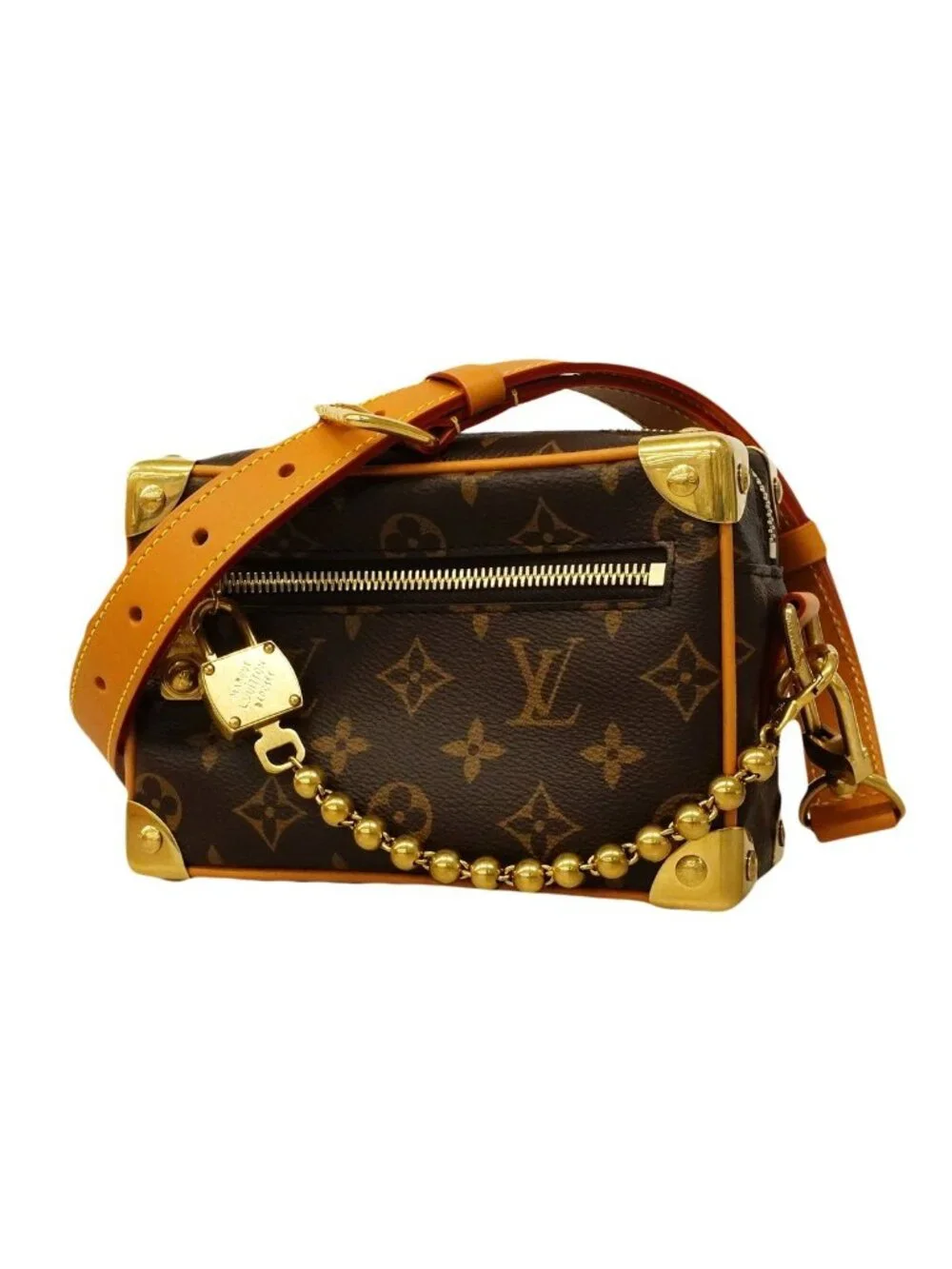 Louis Vuitton Shoulder Bag Monogram Archive Mini Soft Trunk Brown